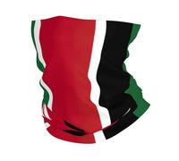 Scaldacollo invernale con stampa bandiera del Kenya, morbida maschera per il viso per il freddo, sci, ciclismo, sport all'aria aperta
