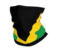 Scaldacollo invernale con stampa bandiera della Giamaica, morbida maschera per il viso, sciarpa per il freddo, sci, ciclismo, sport all'aria aperta