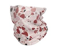 Scaldacollo invernale per uomo e donna, scaldacollo rosso terrazzo, protezione UV, maschera per il viso antivento, copriviso per climi freddi, sciarpa termica da sci per sport all'aria aperta, bandana