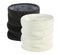 Scaldacollo Invernale Unisex con Fodera Termica Infinity Lavorato a Maglia per Uomo e Donna (Confezione da 2)