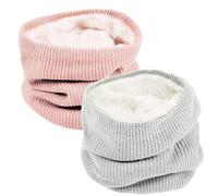 Scaldacollo Invernale Unisex con Fodera Termica Infinity Lavorato a Maglia per Uomo e Donna (Confezione da 2)