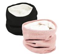 Scaldacollo Invernale Unisex con Fodera Termica Infinity Lavorato a Maglia per Uomo e Donna (Confezione da 2)