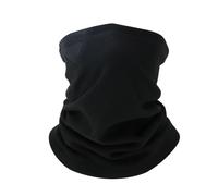 Scaldacollo Invernale Unisex, Sciarpa Tubolare Elasticizzata, Scaldacollo Antivento, Fascia Termica per Corsa, Ciclismo, Escursionismo, Sci All’aperto, Moto Nero