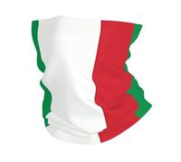 Scaldacollo Italy Flag Pattern Decorazione Facciale Protezione UV Bandana Elegante Cerchietto per Capelli, per Sports, Motocicletta, Arrampicata, 26x30cm