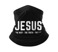 Scaldacollo Jesus Is The Way - Scripture Fascia Capelli Traspirante Ghetta Da Collo Protezione Uv Passamontagna Per Escursionismo Pesca Campeggio 25X50CM