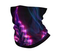Scaldacollo Marijuana Leaves Cannabis Neon Trippy Psychedelic Purple Sciarpa A Tubo Sportiva Traspirante Ghetta da Collo per Bambini Yoga Sports 25X50Cm
