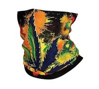 Scaldacollo Marijuana Leaves Rastafarian Cannabis Psychedelic Hippie Trippy Sciarpa A Mezza Faccia Unisex Lavabile Ghetta per attività Donna Pesca 25X50Cm