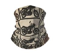 Scaldacollo Motorcycle Pattern Copricapo A Mezza Faccia Stampato Ghetta Elastico Sciarpa A Tubo, per Estivo, Yoga, Arrampicata, Motocicletta, 26x30cm