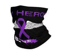 Scaldacollo My Hero Is Now My Angel Pancreatic Cancers Awareness Neck Warmer Antipolvere Passamontagna Adulto Sciarpa Per Pesca Snowboard Sportiva