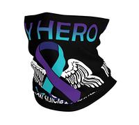 Scaldacollo My Hero Is Now My Angel Prevention Suicide Awareness Neck Warmer Unisex Passamontagna Antivento Sciarpa Per Pesca Yoga Sportiva