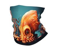 Scaldacollo Ocean Octo Pus Pattern Headwrap Antipolvere Elastico Ghetta da Collo per attività Ciclismo Escursionismo 25X50Cm