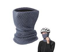 Scaldacollo per ciclismo invernale | Scaldacollo in pile per ciclismo, sciarpa, maschera facciale per il, scaldamani tutto intorno per donne e uomini, spesso, per escursioni e, blu, Se