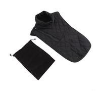 Scaldacollo per moto con 40x36cm per vento Scaldacollo per moto(Black) | Leggero e morbido, irritante, si abbina a giacche, nero o scuro