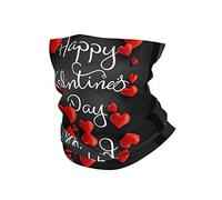 Scaldacollo Popular Happy Valentines Day Passamontagna Unisex Ghetta da Collo Elegante Bandana, per Arrampicata, Yoga, Adulto, 26x30cm