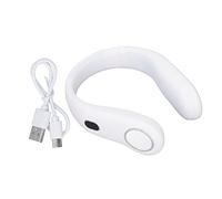 Scaldacollo portatile con ricarica USB, in ABS, ricaricabile, elettrico, caldo, a lunga durata, funzionamento silenzioso, riscaldamento rapido, leggero, resistente all'usura, sicuro da usare (argento)