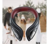 Scaldacollo Ricaricabile, riscaldatore per collo ricaricabile, riscaldatore per collo con terapia del calore 3 ore, temperatura regolabile 36-58 ℃, regalo invernale esterno per famiglia, amici