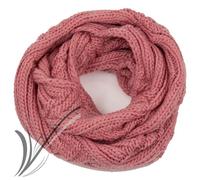 Scaldacollo rosa a maglia uomo da donna invernale sciarpa anello scalda collo