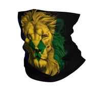 Scaldacollo Saint Vincent And The Grenadines Flag Lion Sciarpa A Tubo Antiscivolo Sciarpa al Collo per Yoga, Equitazione, Motocicletta