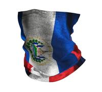 Scaldacollo Salvadorean Flag Dominican Republic Flag Sciarpa Customed Passamontagna Unisex Bandana Per Equitazione Pesca Sportiva
