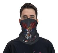 Scaldacollo Serbia Serb Flag Eagle Copricollo Antipolvere Bandana Antiscivolo Neck Warmer Per Arrampicata Yoga Outdoor Attività
