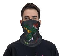 Scaldacollo South Africa South African Flag Eagle Neck Warmer Elegante Passamontagna Durevole Copricollo Per Sportiva Ciclismo Outdoor Attività