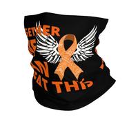 Scaldacollo Together We Can Beat This-Leukemia Neck Warmer Durevole Passamontagna Unisex Bandana Per Snowboard Outdoor Attività Ciclismo