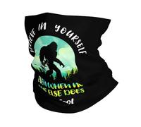 Scaldacollo Ufo Alien And Bigfoot Moon Bandana Durevole Sciarpa Antivento Copricollo Per Yoga Escursionismo Snowboard