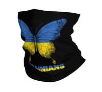 Scaldacollo Ukrainians Flag Butterfly Passamontagna Unisex Copricollo Adulto Sciarpa Per Ciclismo Sportiva Equitazione