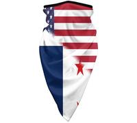 Scaldacollo Uomo Donna American Flag And Flag of Panama Ghetta Protezione UV Bandana Multiuso Fascia per Capelli, per Yoga, Adulto, Outdoor, 24x51cm