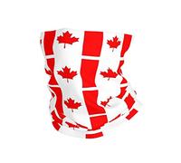 Scaldacollo Uomo Donna Canada Day Canada Flag Fascia per Capelli Unisex Sciarpa A Tubo Elastico Ghetta, per Estivo, Yoga, Uomo, 26x30cm