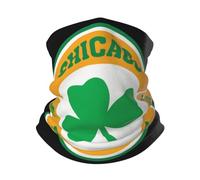 Scaldacollo Uomo Donna Chicago South Side Irish Ghetta Elastico Headwrap Traspirante Fascia per Capelli, per Bambini, Yoga, Adulto, 26x30cm