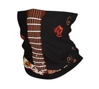 Scaldacollo Uomo Donna Guitar Pepper Sugar Skull Ghetta Unisex Copricapo A Mezza Faccia Antivento Cerchietto per Capelli, per Escursionismo, Bambini, attività, 26x30cm