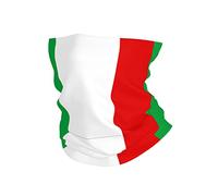Scaldacollo Uomo Donna Italia Italy Italian Flag Decorazione Facciale Elastico Bandana Unisex Ghetta, per Bambini, Yoga, Arrampicata, 26x30cm