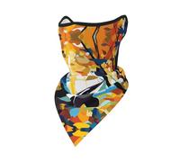 Scaldacollo Uomo Donna Killer Whale in The Woods Pattern Fascia per Capelli Sportiva Bandana Elastico Cerchietto per Capelli, per Arrampicata, Bambini, Yoga, 24x51cm