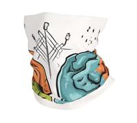 Scaldacollo Uomo Donna Left And Right Brain Functions Headwrap Versatili Copricapo A Mezza Faccia Lavabile Ghetta da Collo, per attività, Bambini, Motocicletta, 26x30cm