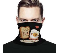 Scaldacollo Uomo Donna Let's all Go And Have Breakfast Ghetta Unisex Bandana Traspirante Ghetta da Collo, per Escursionismo, Outdoor, Campeggio, Estivo, 26x30cm