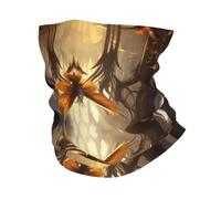 Scaldacollo Uomo Donna Luan Bird Flying Pattern Decorazione Facciale Sportiva Bandana Unisex Sciarpa A Tubo, per Yoga, Outdoor, Bambini, 26x30cm