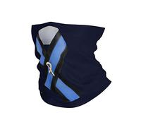 Scaldacollo Uomo Donna Police Support Thin Blue Line Satin Ribbon Sciarpa A Tubo Protezione UV Cerchietto per Capelli Multiuso Fascia per Capelli, per Escursionismo, Pesca, Estivo, 26x30cm