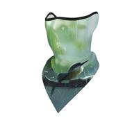 Scaldacollo Uomo Donna Rain Drenched Bird Pattern Decorazione Facciale Elastico Passamontagna Multiuso Sciarpa A Mezza Faccia, per Bambini, Adulto, Donna, 24x51cm