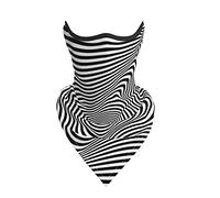 Scaldacollo Uomo Donna Rotational Motion Illusion Psychedelic Bandana Antipolvere Ghetta Sportiva Sciarpa A Tubo, per Motocicletta, Yoga, Outdoor, 24x51cm