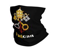 Scaldacollo Vatican The Vatican National Emblem Neck Warmer Lavabile Bandana Durevole Copricollo Per Arrampicata Ciclismo Pesca