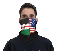 Scaldacollo Western Sahara The Western Saharans American Flag Usa Friendship Neck Warmer Lussuoso Copricollo Customed Bandana Per Escursionismo Sportiva Outdoor Attività