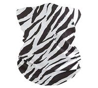 Scaldacollo Zebra Print Cerchietto per Capelli Traspirante Decorazione Facciale Protezione UV Passamontagna per Donna Yoga Pesca