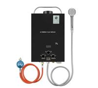 Scaldacqua a gas propano gpl 7L/min (2.1 GPM),Scaldacqua Istantaneo 14KW LPG con pressione dell'acqua di partenza molto bassa di 0,2 bar,Funziona con butano e propano