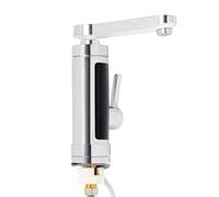 Scaldacqua elettrico a LED, 3 KW, rubinetto per bagno/cucina, rubinetto istantaneamente caldo