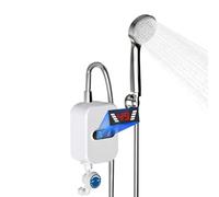 Scaldacqua elettrico istantaneo 3,5 kW 220 V con kit doccia per bagno, scaldabagno istantaneo 3,5 kW bagno, scaldabagno doccia 220 V senza serbatoio, kit doccia acqua calda istantanea, cha