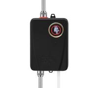 Scaldacqua elettrico istantaneo, 3,5 kW, 220 V, mini scaldabagno con indicatore di temperatura LED, scaldabagno elettrico compatto per cucina, bagno, camper, colore nero