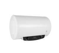 Scaldacqua elettrico, orizzontale, piatto da 50 litri, funzionamento digitale, scaldabagno sotto lavello in cucina, bagno, lavanderia, soggiorno, automatico, bianco, 2000