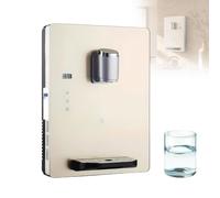 Scaldacqua Istantaneo da Parete, Compatto con Display Digitale | Display Digitale, Acqua Calda e Acqua a Temperatura Ambiente con Comandi Frontali per un Utilizzo Quotidiano Semplice(Gold)