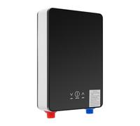 Scaldacqua senza serbatoio LED Touch screen, mini scaldabagno elettronico 3 secondi, riscaldamento istantaneo 30-55 ℃, scaldabagno a risparmio energetico per bagno cucina, IPX24 impermeabile